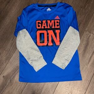 Boy’s Blue Adidas Long Sleeve, Size 7
